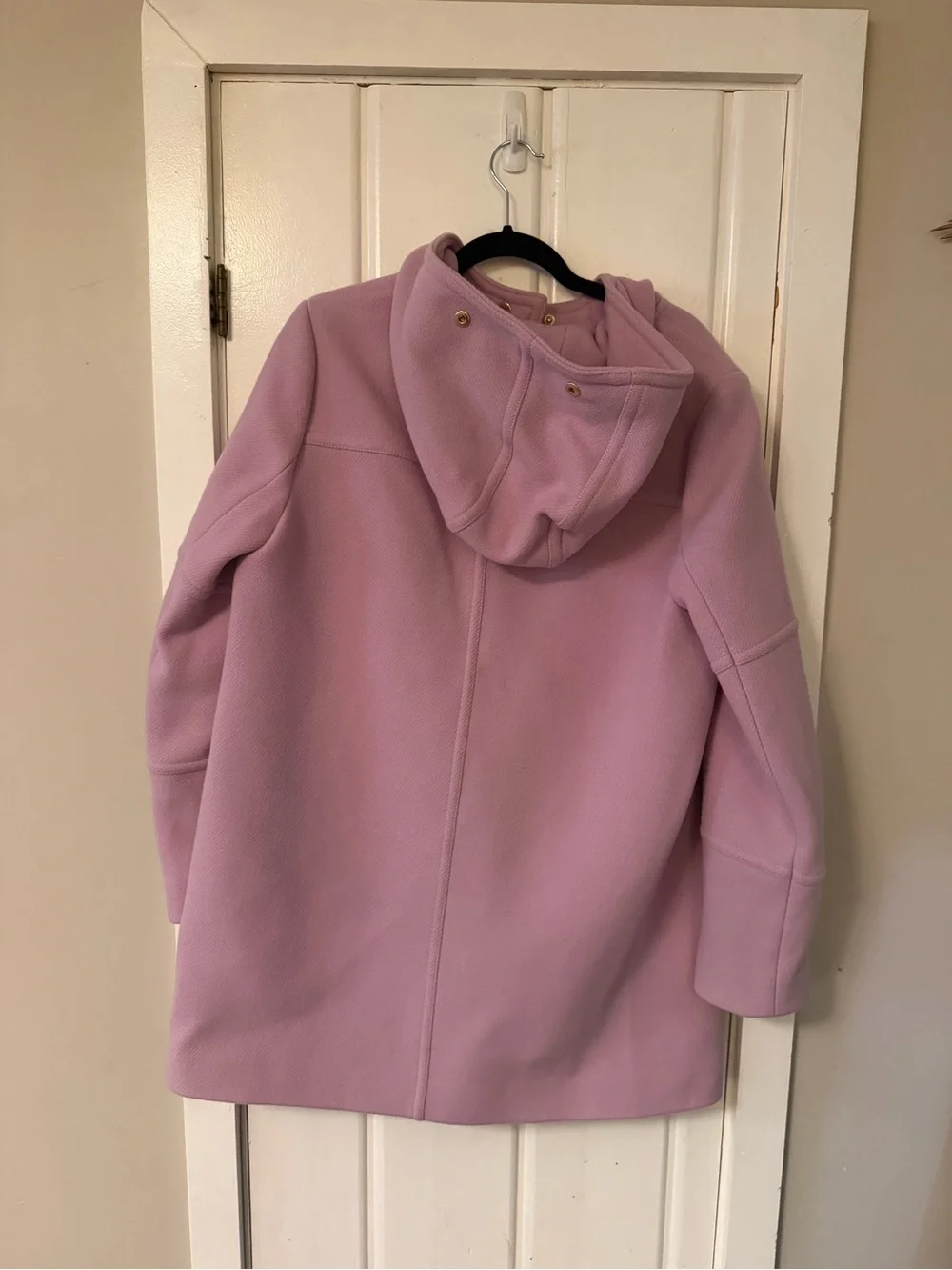 J. Crew Lilac Italian Stadium Cloth Nello Gori Coat